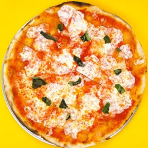 Roman Margherita pizza